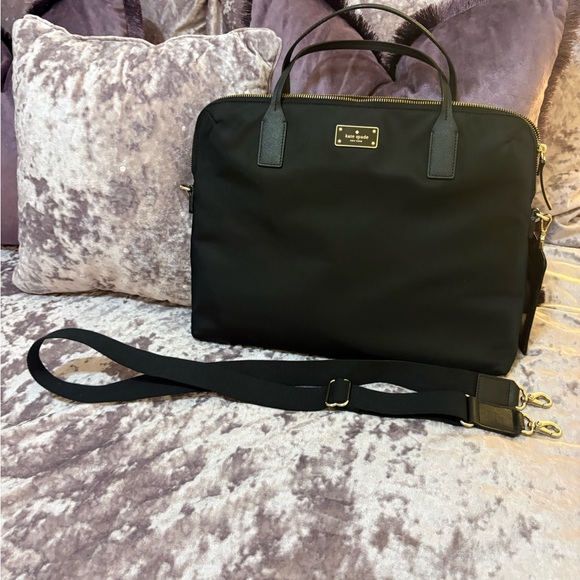 Kate Spade Laptop Bag Black Nylon - Picture 2 of 6